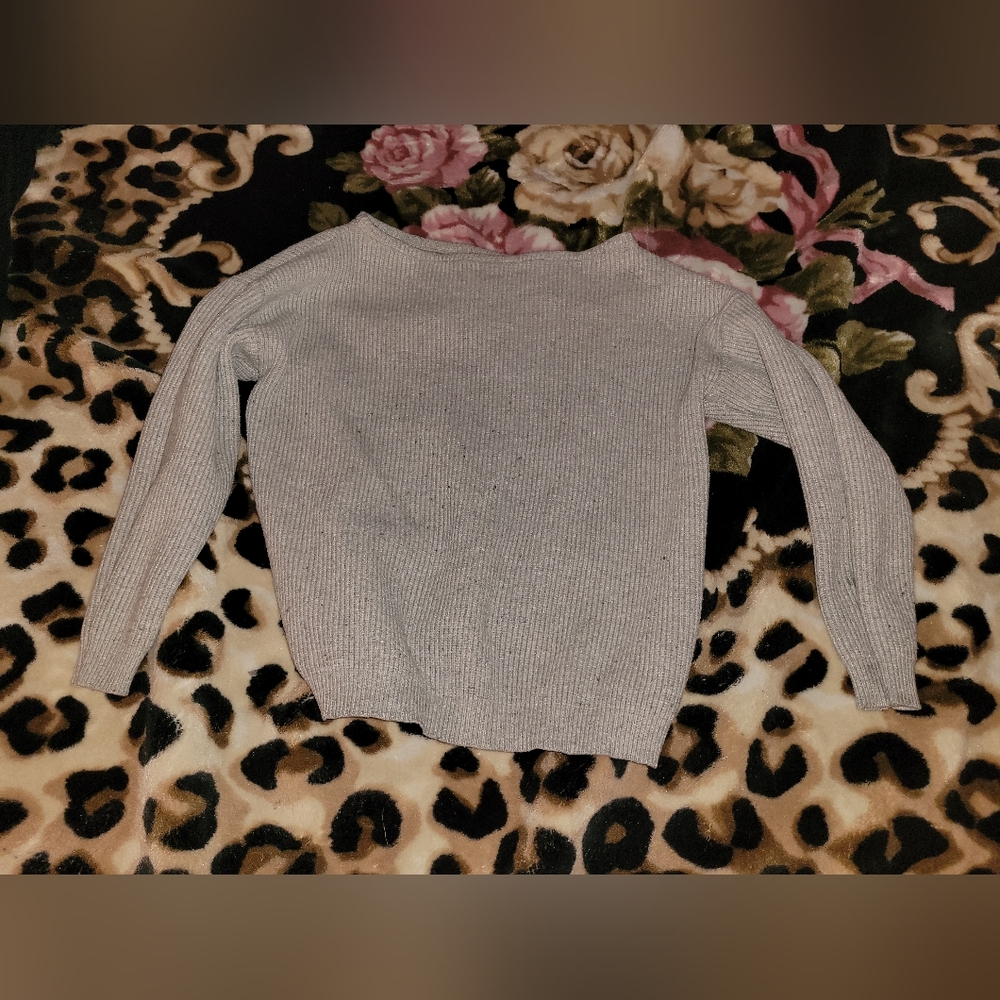Warm gray sweater